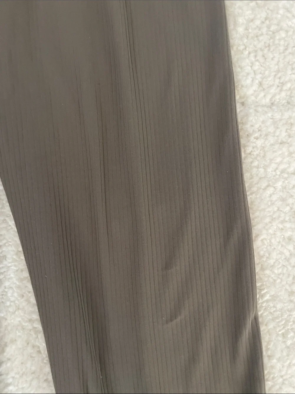 Lululemon sz6 ribbed khaki green leggings